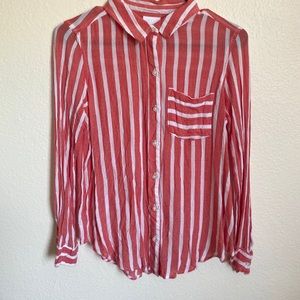 Striped Long Sleeve Top